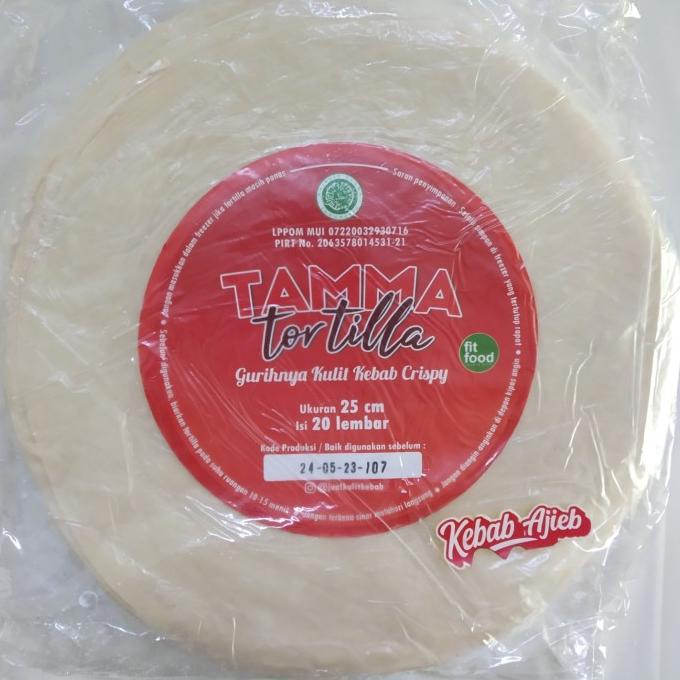 

Tortilla besar 25 Cm tamma food TERLARIS TERPERCAYA ORIGINAL