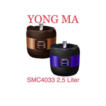 yongma ymc-4033 magic com 2,5 liter / rice cooker yongma ymc4033
