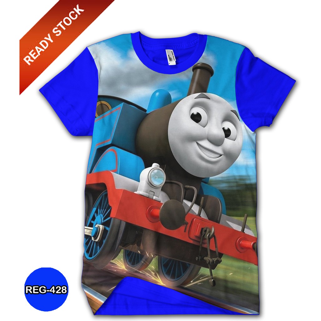 Baju Dewasa THOMAS LOKOMOTIF Printing 3Da Kartun TV Game Kesukaan Anak  REG #REG-428