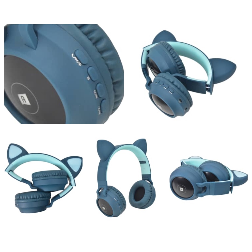 Ataru Headphone Bluetooth Bt028c - BIRU