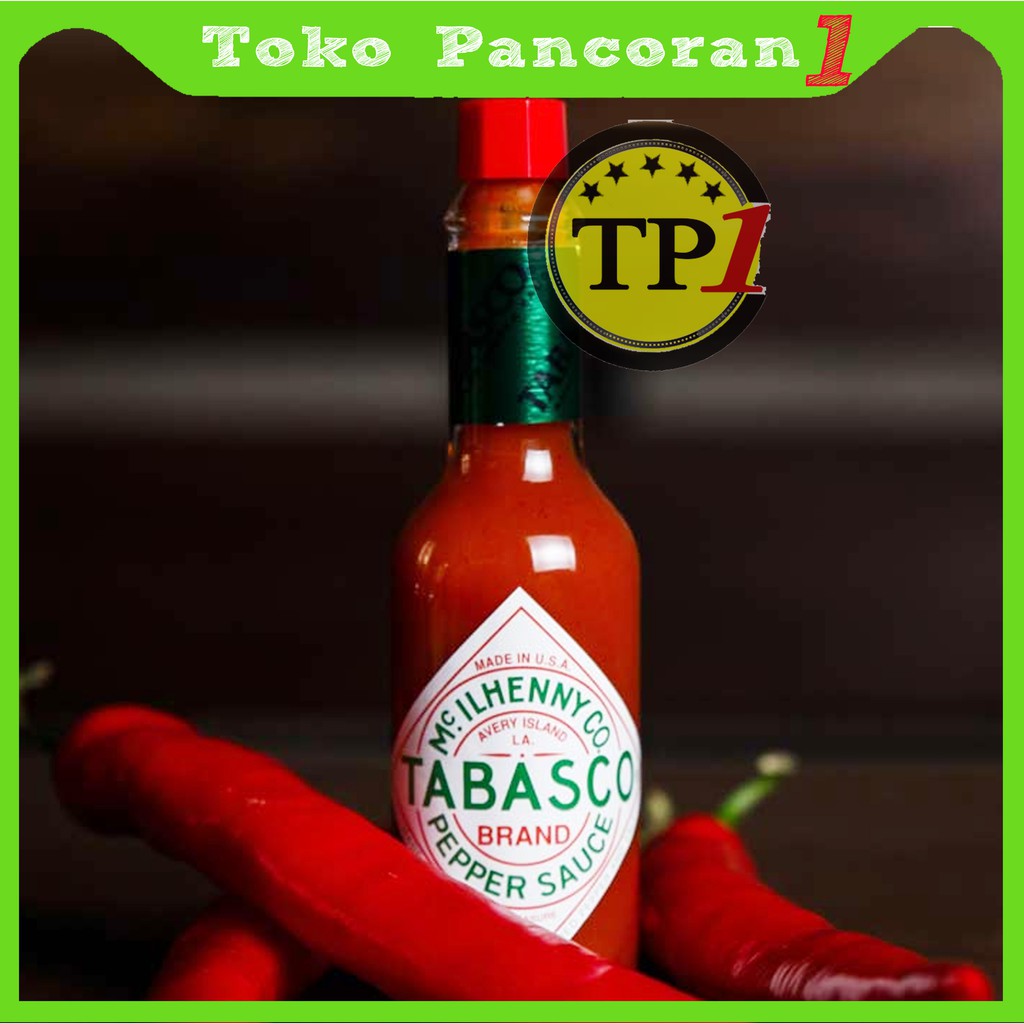 Tabasco Papper Sauce 60 ml  / McILHENNY / Tobasco Red Papper / Saus Cabai Halal
