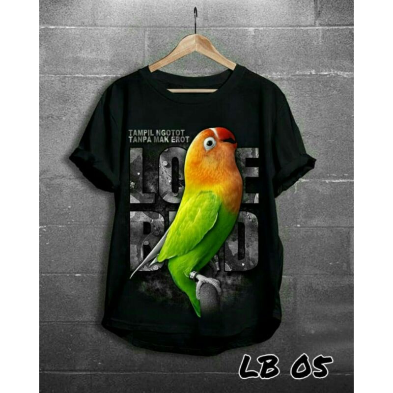 Kaos distro keren kaos cowo Love bird mak erot