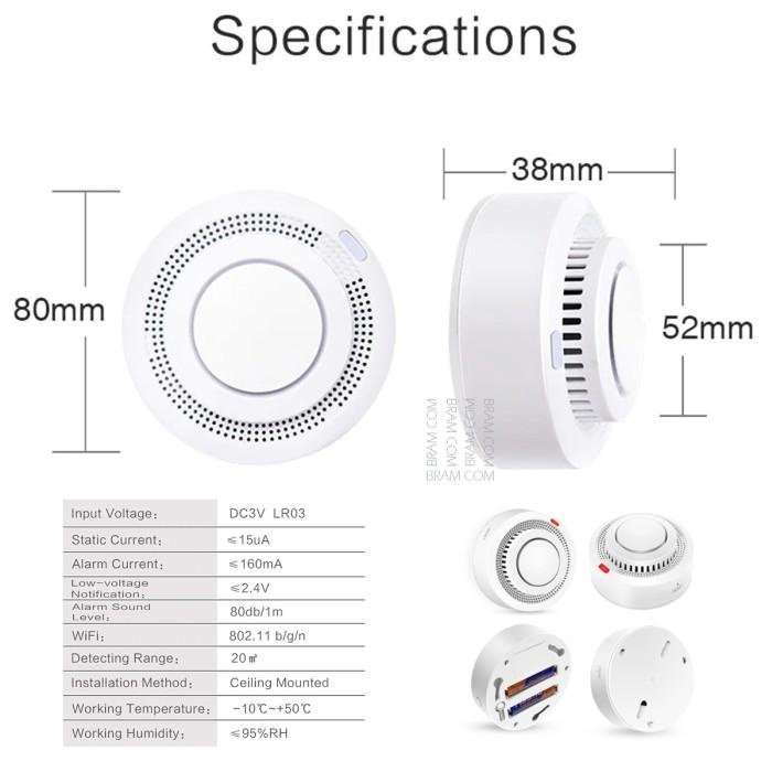 TUYA Smoke Alarm Detector