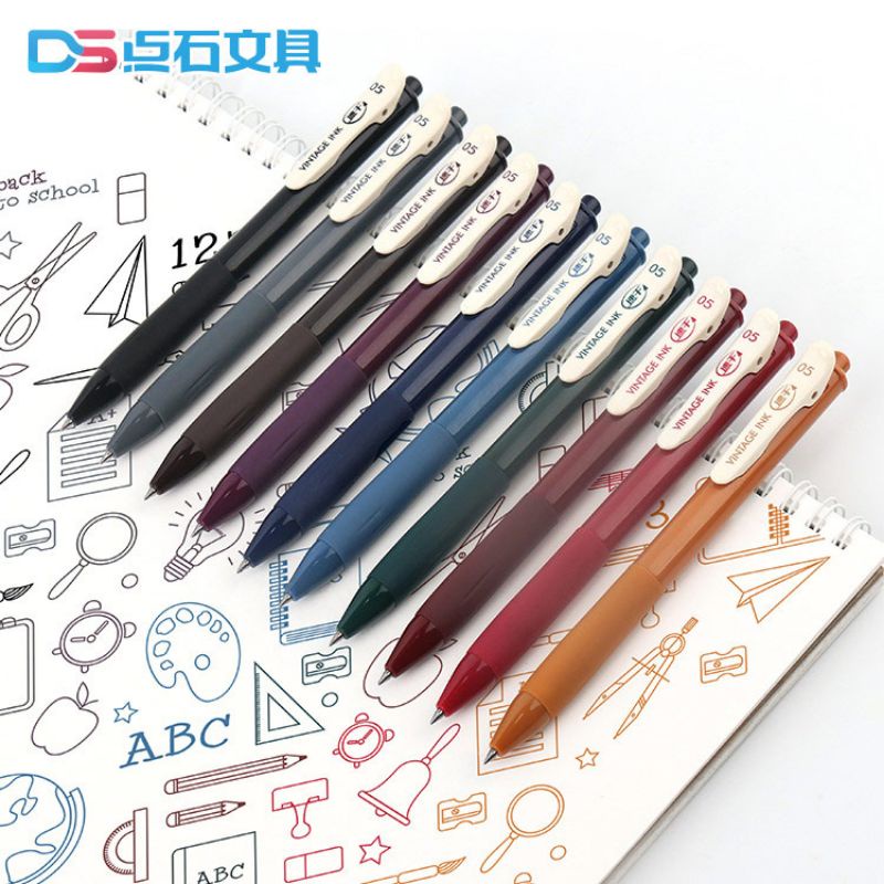 

DS Vintage Ink Series Retractable Gel Pen - Pulpen Gel