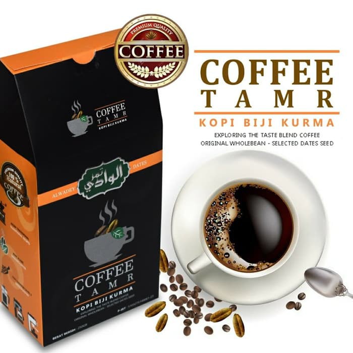 

Kopi Biji Kurma Coffee Tamr Alwadey 250 Gram