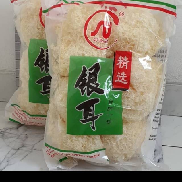 

HS Jamur Putih Snow White Fungus Bai Mu Er Su Brand Jamur Salju 1 Kg