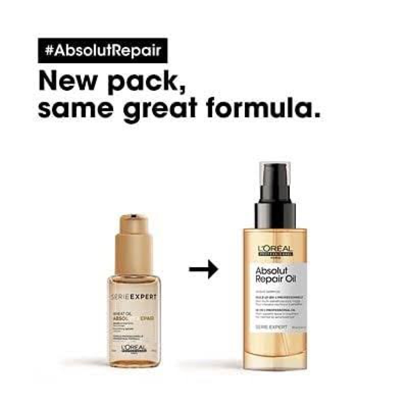 Loreal Professionnel Serie Expert Absolut Repair Hair Serum 90ml - VITAMIN RAMBUT ORIGINAL