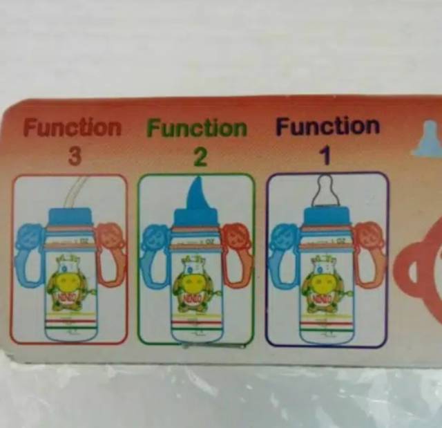 3-2103-MH Botol Susu Minum NINIO Cup Bayi 3 Fungsi 3 in 1 150 cc