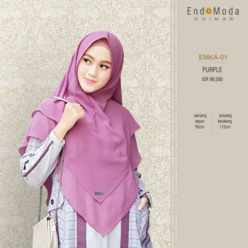 HIJAB INSTAN KHIMAR EMKA 01 || ENDOMODA  || READY STOK