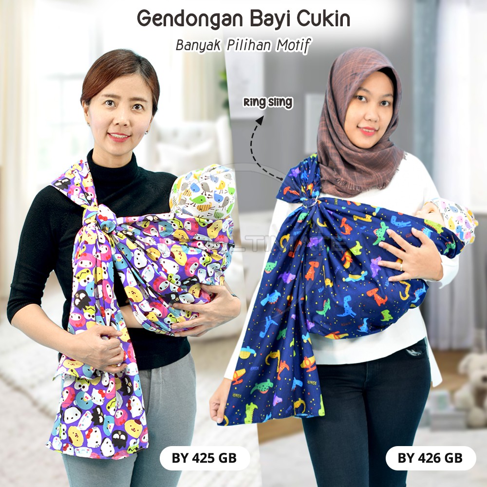 Gendongan Bayi Kain Jarik Cukin Motif Karakter BY-425-GB Selendang Bayi Motif [241 x 70 cm]