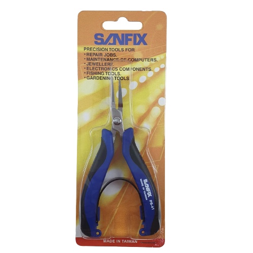 Tang Lancip Jepit 5 inch Sanfix Flat Nose Pliers Slim 150mm Cucut PS-41