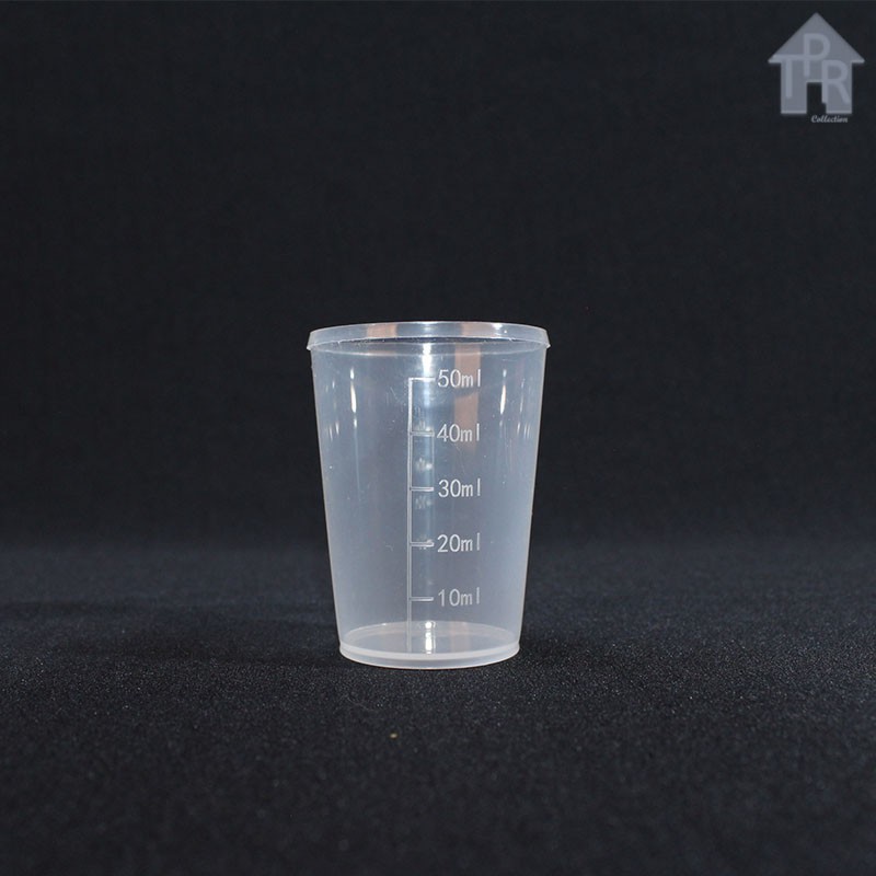 Gelas Takar / Gelas Ukur Plastik - 50mL
