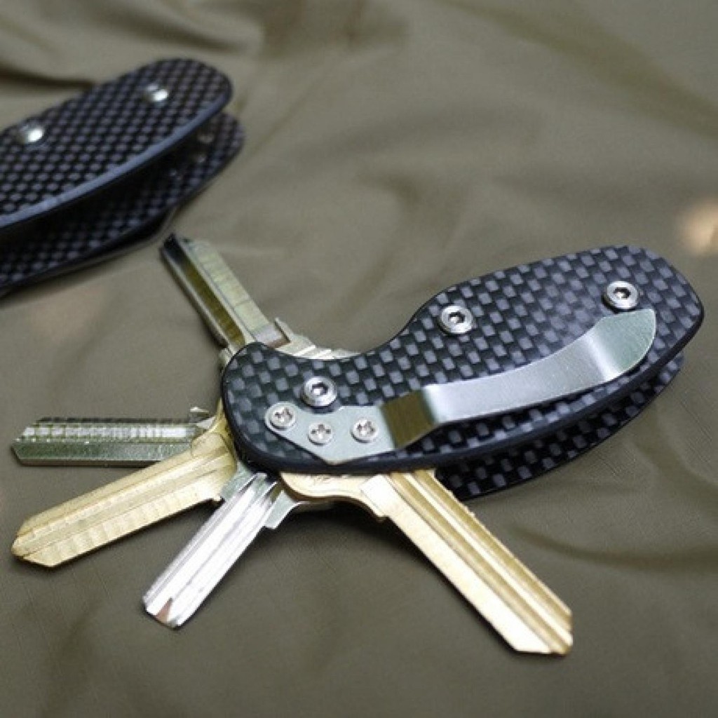 Termurah ! Key Holder Clip Aluminium Multifunctional EDC Tool - ZH111