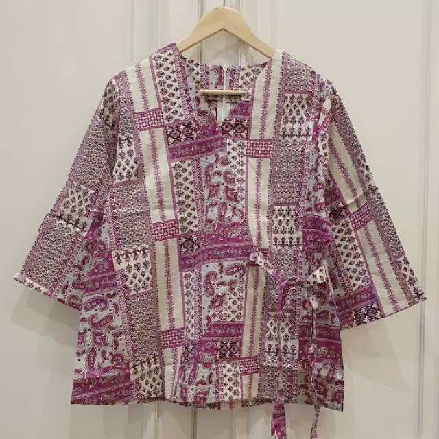 Batik modern model kimono