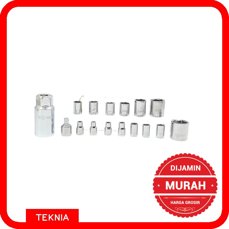 Kunci Sok Set 21 pcs KTP - Kunci Pas Socket