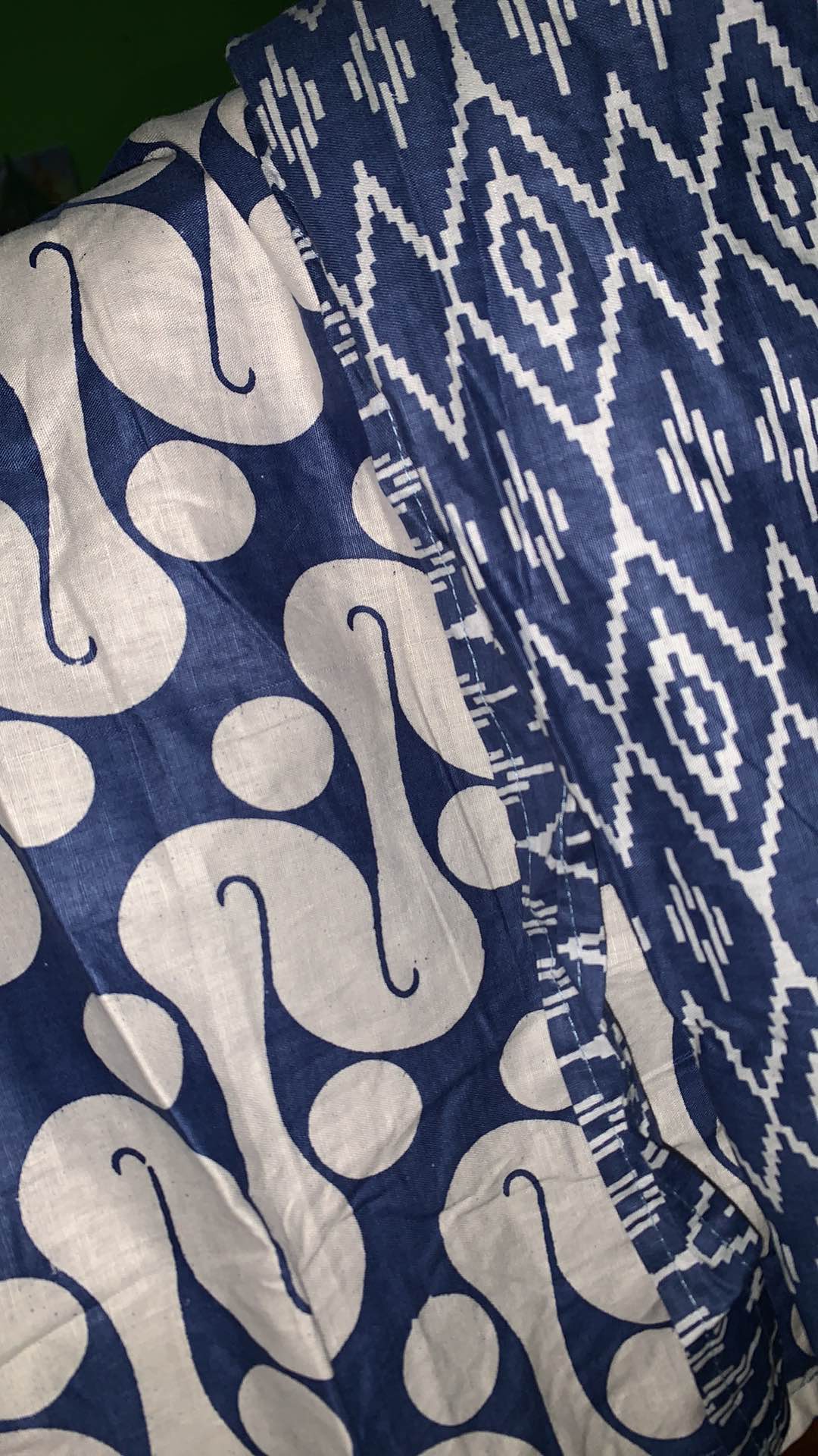 Blus Ziggy Tali Lawasan Heyna Monochrome Motif Warna Batik Wanita Cewek Katun Premium Modern