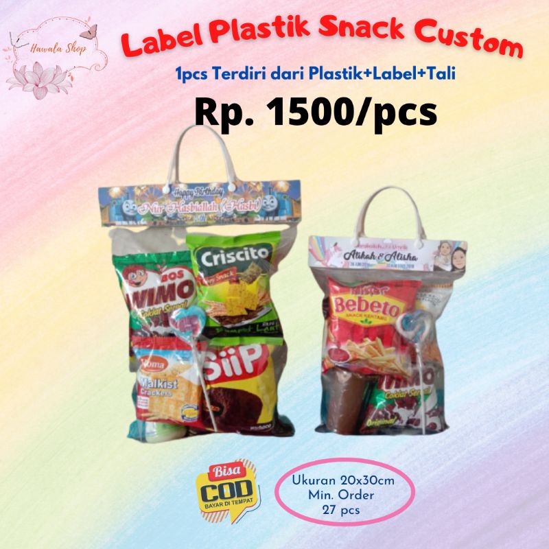 

Label Snack Ulang Tahun Custom (Plastik Snack)