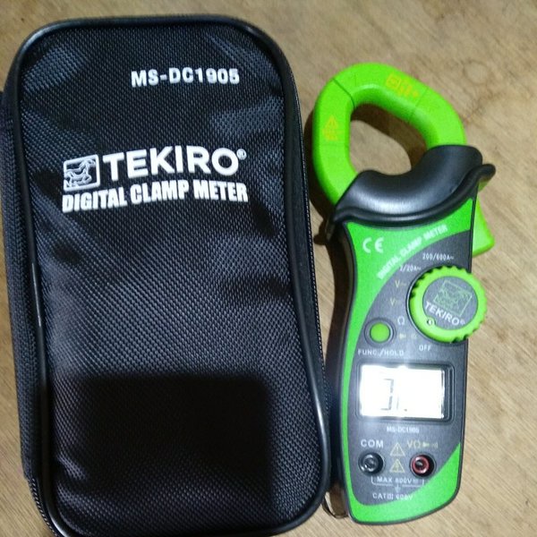 Jual DIGITAL CLAMP METER TEKIRO TEKIRO TANG AMPERE MSDC1905 Alat Cek
