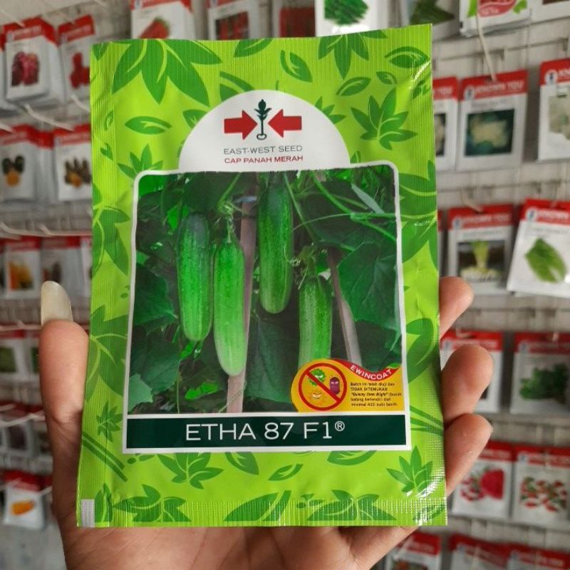 benih sayur timun putih ETHA 87 F1 (800btr) Cap Panah Merah