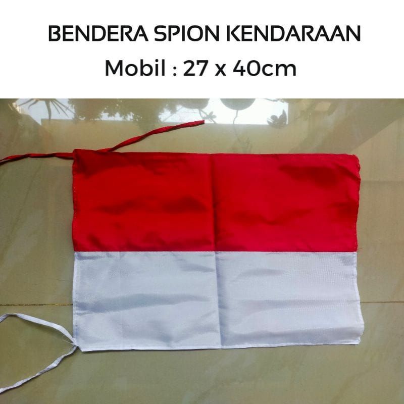 Bendera Kain Merah Putih - Hiasan Dekorasi Bendera Merah Putih untuk Kendaraan Motor