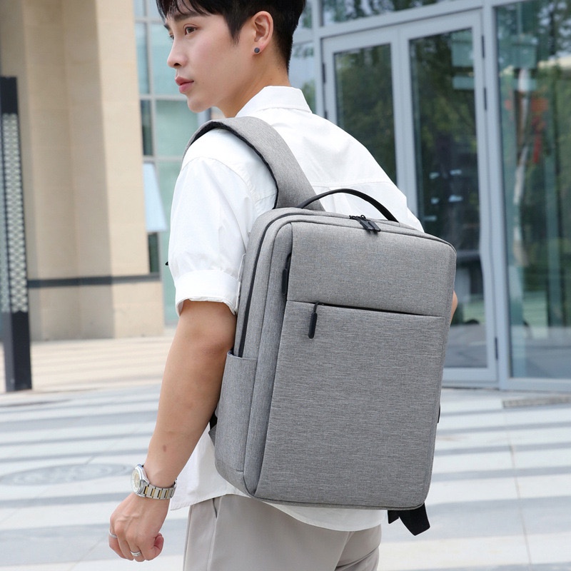 Tas Ransel Pria Import Lifestyle Casual Laptop Backpack / Tas Kerja Unisex / Tas Formal Kantoran / Tas Laptop Muat Banyak