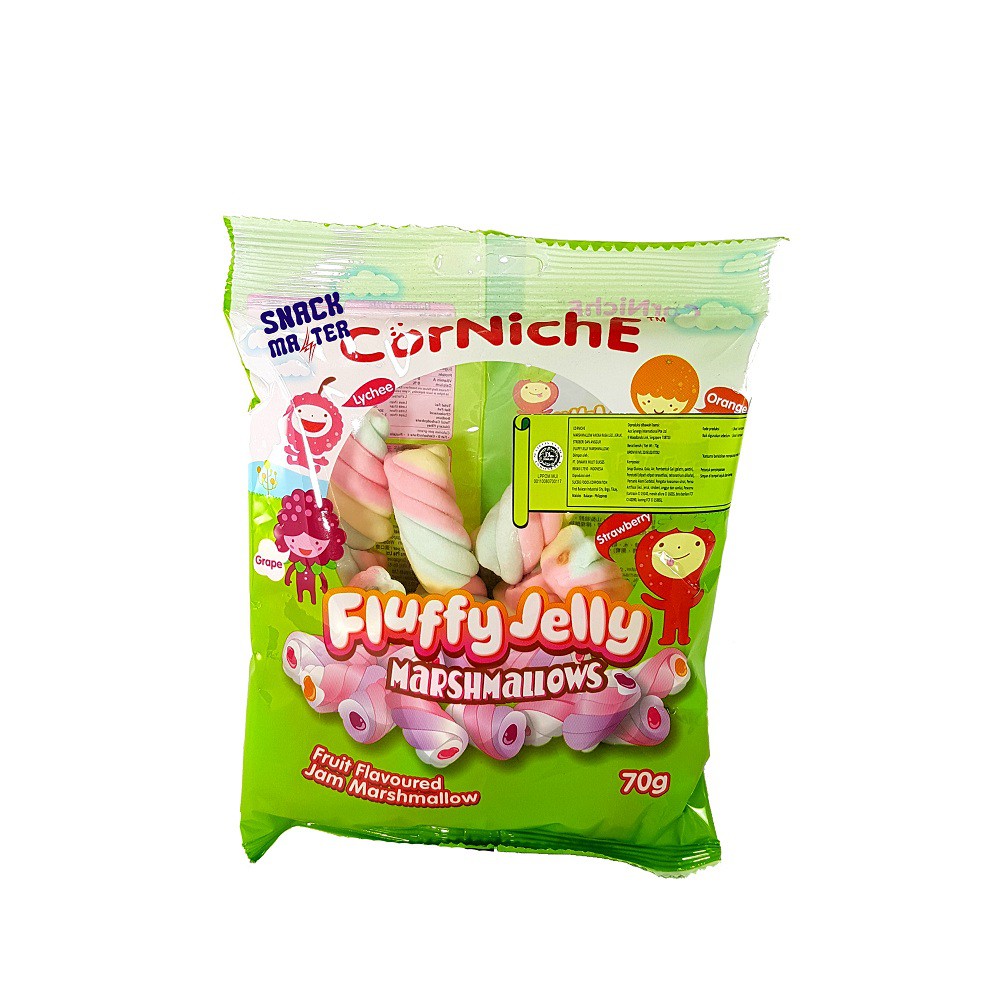 Jual Corniche Marshmallow Fluffy Jelly Netto 70 Gr Indonesia Shopee Indonesia