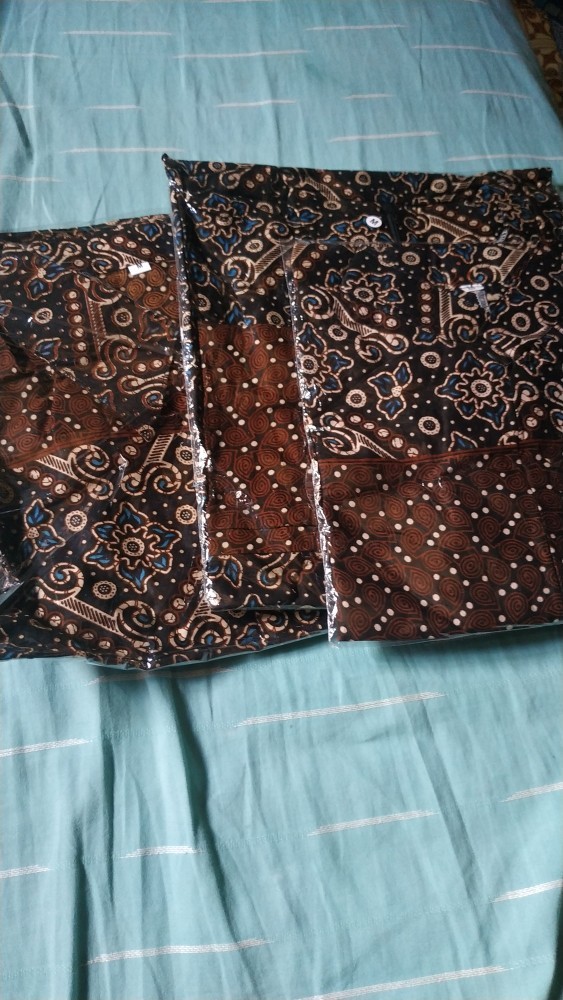 Batik Couple Keluarga Sania Ruffle Ori Ndoro Jowi Dnt Mataram