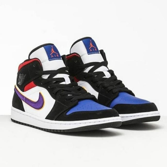 NIKE AJ 1 MID SE LAKERS 3 LIMITED EDITION Lc