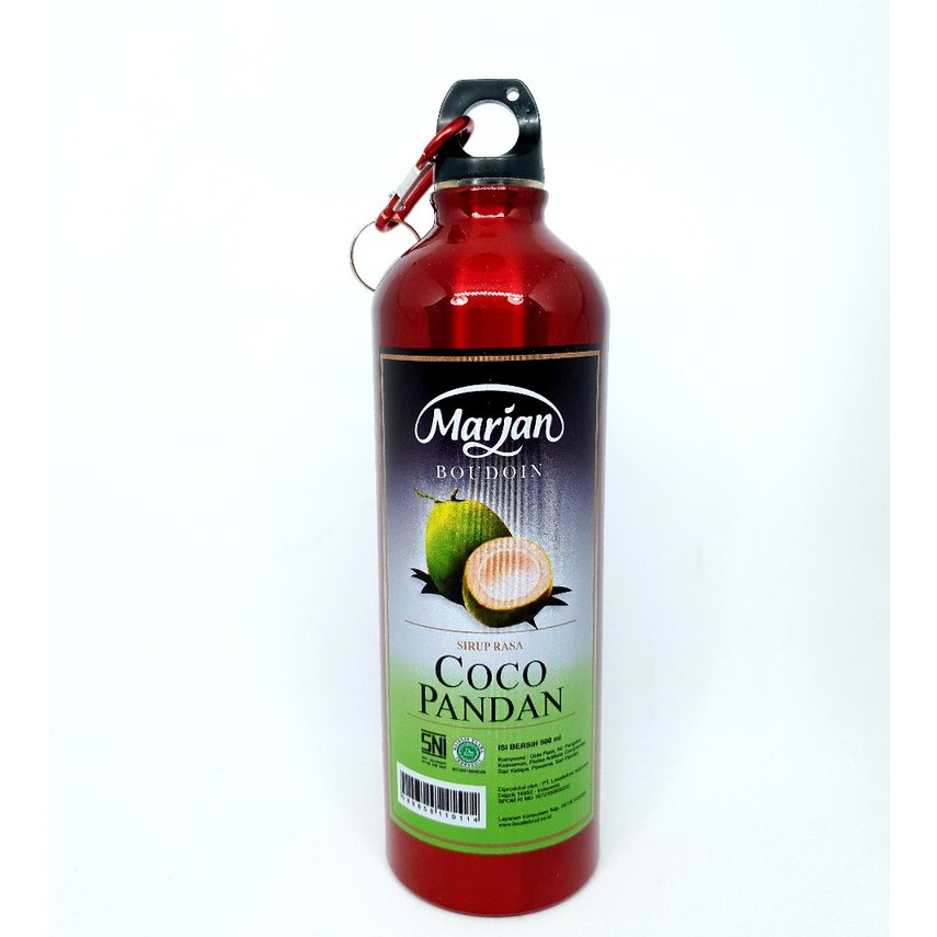 Botol Minum Printing Unik Motif Minuman │ Tumbler Printing Unik-Marjan Merah