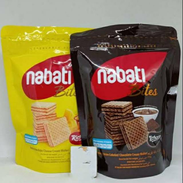 

NABATI BITES WAFER POUCH 115 GRAM RICHOCO, RECHEESE