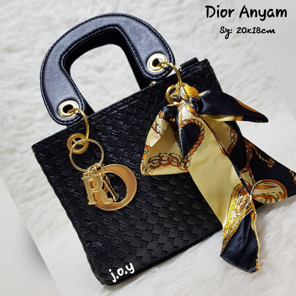 Tas Murah/Tas Lokal/Tas Wanita/Slingbag/Dior Anyam Scarf