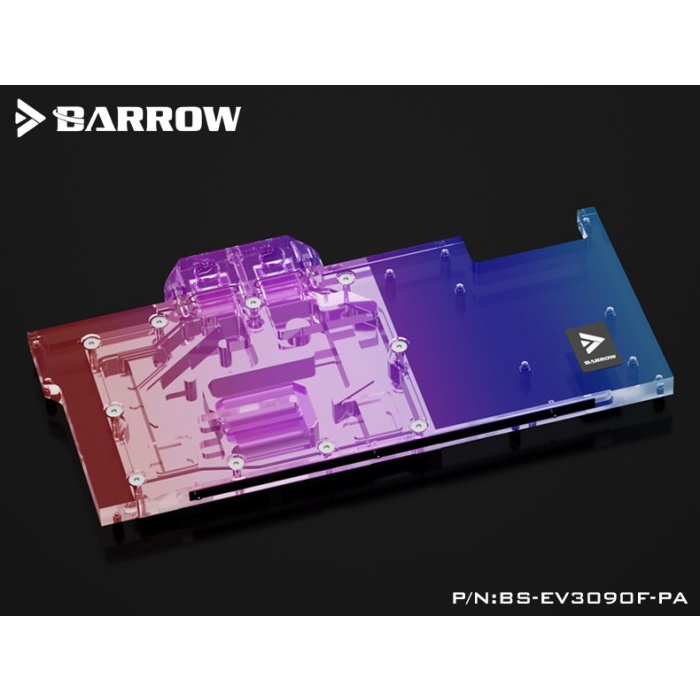 BARROW BS-EV3090F-PA GPU Block for EVGA 3080 3090 FTW3 ARGB