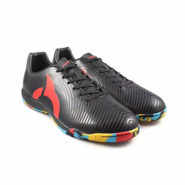( 15% OFF ) Sepatu Futsal Ortuseight Forte Helios In Black original