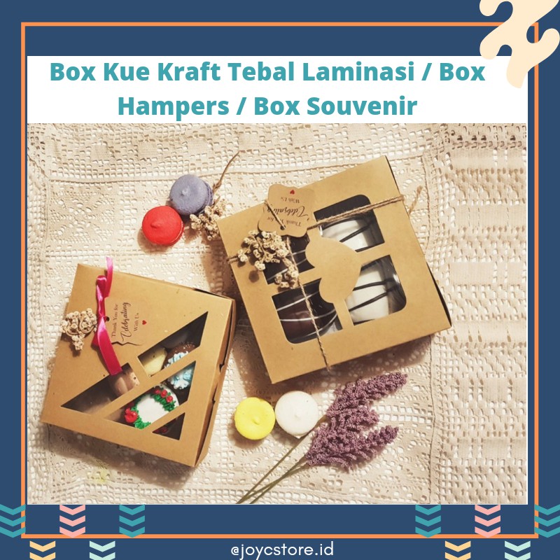 

BoX Kue UK 18X7X18 R8K/Box Hampers /Box Kado /Box Kraft /Box Nasi /Box Snack /Kotak/Box Kraft/Kado