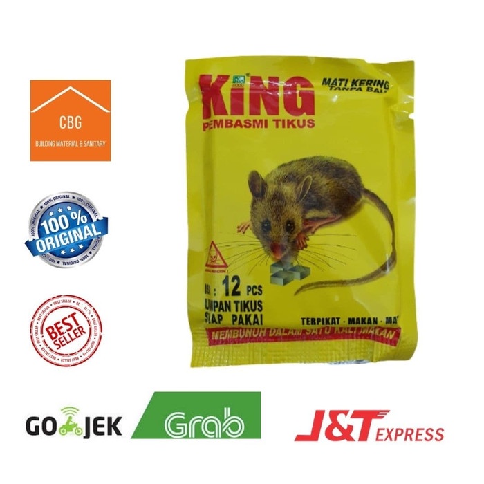 RACUN TIKUS KING PEMBASMI TIKUS MATI KERING bio 2000 bio2000