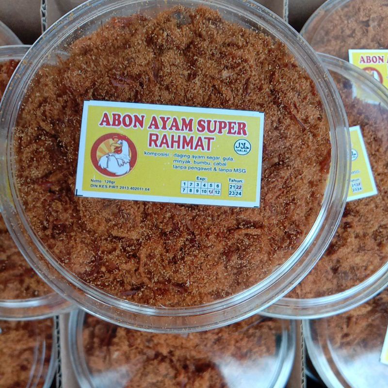 

Abon AYAM SUPER Rahmat 120gr