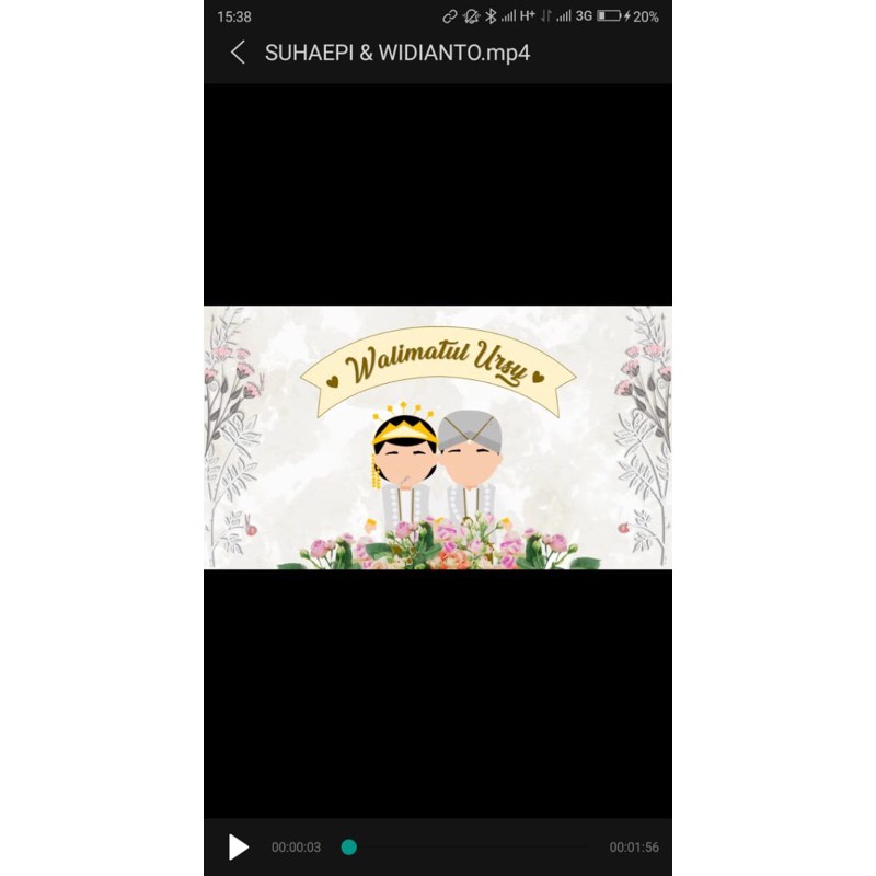 template undangan digital Adat