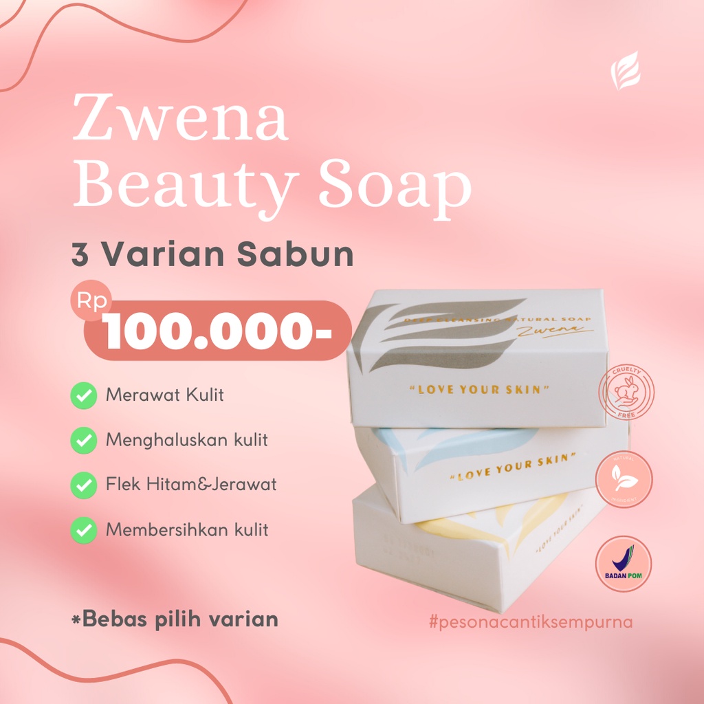 ZWENA Sabun Brightening Soap All Variant Bebas pilih Variant