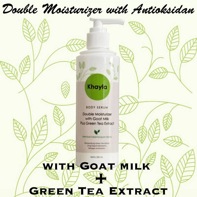 Khayla Body Serum Double Moisturizer with Goat Milk&Ekstrak Greentea