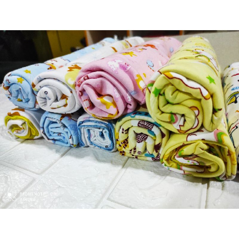 Y-Lin Bedong Bayi Bahan Katun Halus Lembut Motif Warna SNI 90 x 100 cm