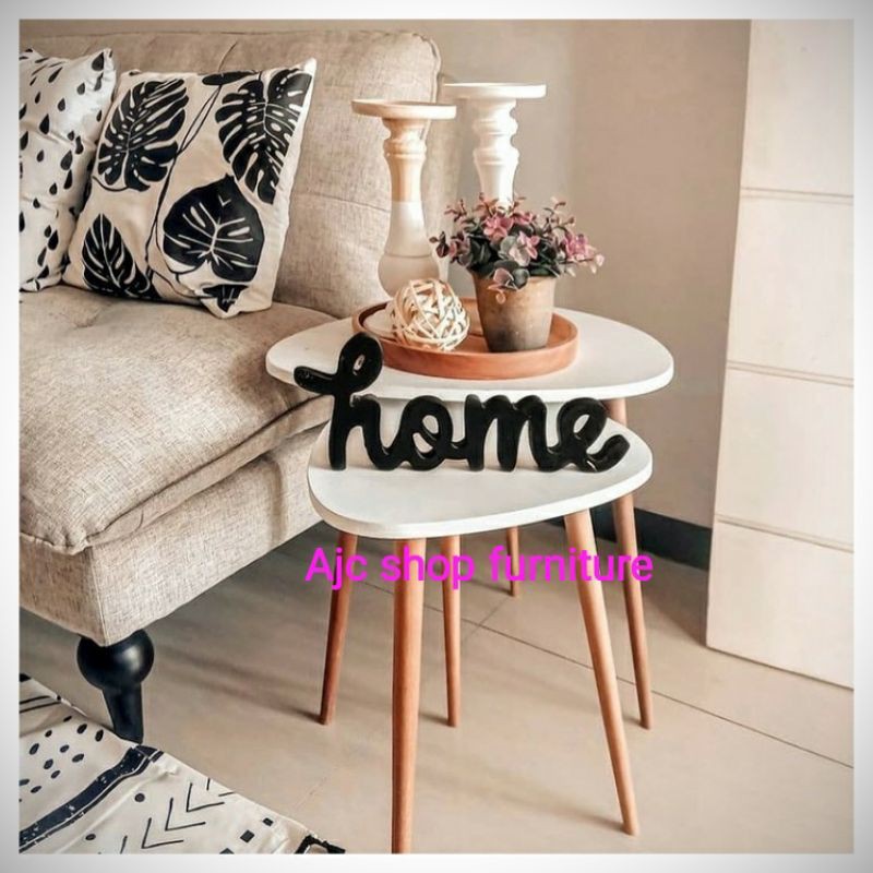 meja minimalis Scandinavia 2pc