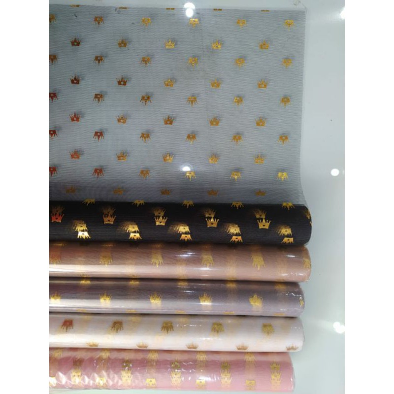 

Wrapping roll motif mahkota