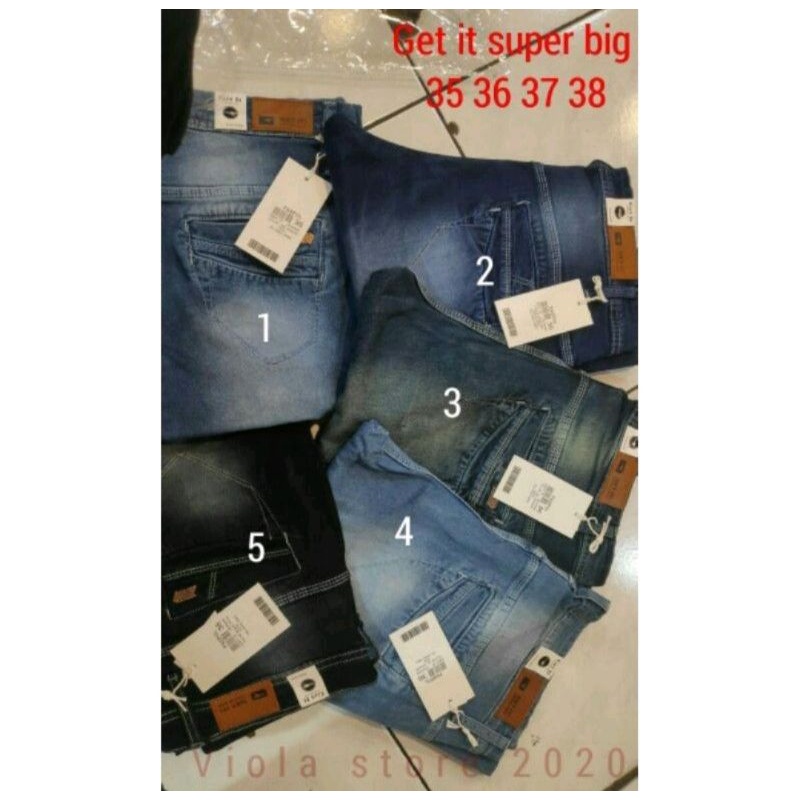 CELANA CEWEK GET IT/LOFER  READY 3WARNA PILIHAN SIZE  27-30 jumbo 31-34