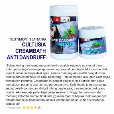 [BPOM] Cultusia Creambath Anti Dandruff 1000ml Creambath Krimbath Rambut