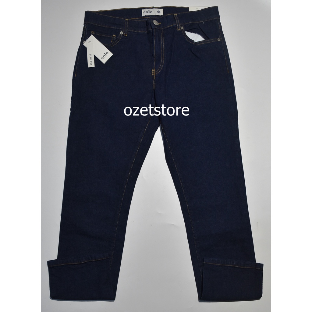 Celana Panjang Pria Jeans COLE Denim Tua SlimFit CSC13 ORIGINAL
