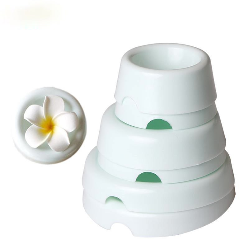 6pcs / set Cetakan Fondant Bentuk Bunga Bahan Plastik Untuk Dekorasi Kue