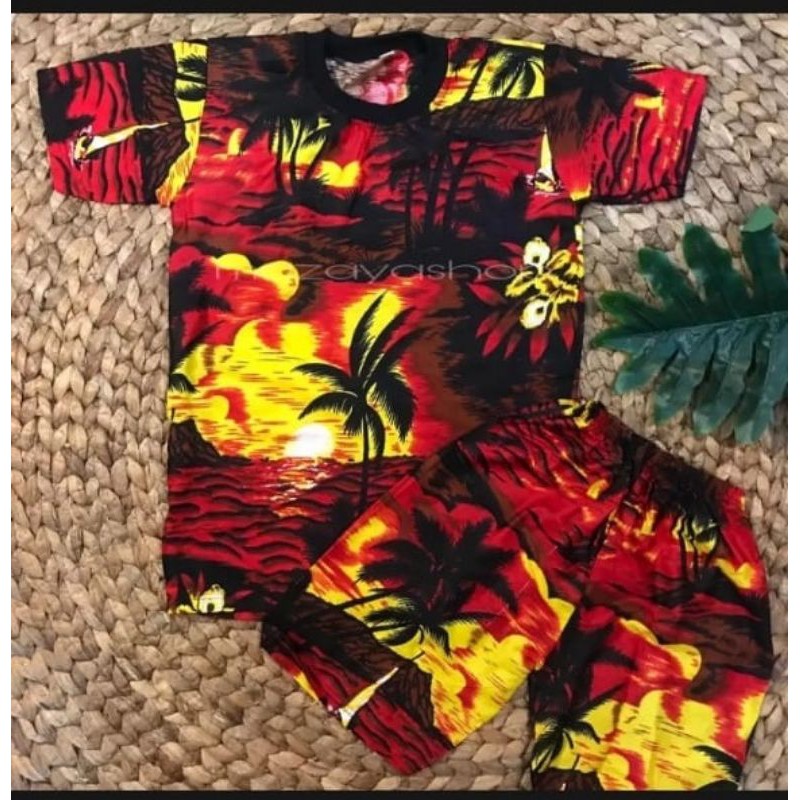 SETELAN HAWAI ANAK BEST SELLER BAJU PANTAI BALI