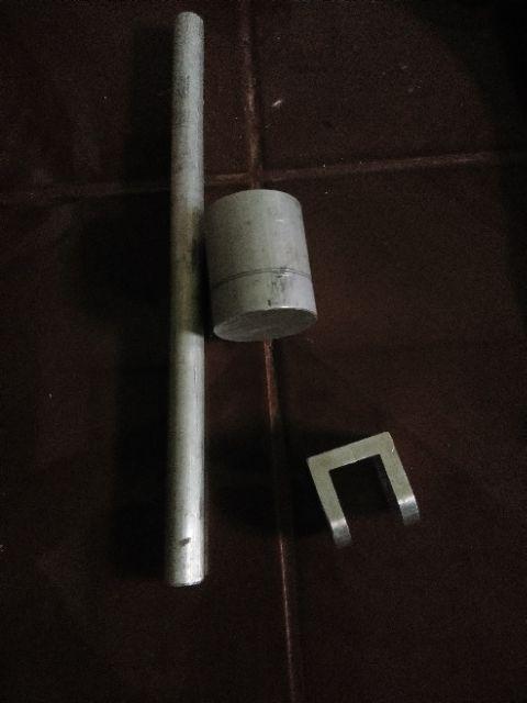 As Aluminium Dia. 5/8 Inch ( 15.87 Mm ) Alumunium Round Bar Assental T6061 Type 6061 Bukan Dural