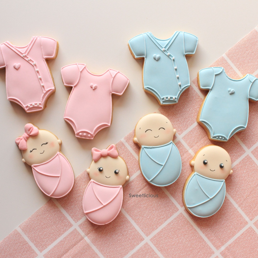

Baby Cookies (Min 20pcs) - Sugar Cookies / Decorated Cookies