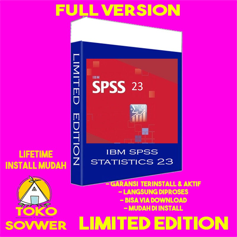 SPSS Statistics 23 Software Analisis FULL VERSION GARANSI AKTIF